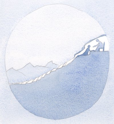 Kristus lærte meg hvordan jeg kan nå ut til den sanne helligdommen i sjelen, hvor selv smerte er glemt, ved Hans hilsen., 2001 (w/c på papir) av Elizabeth Wang