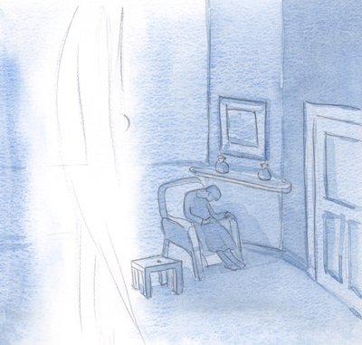 Selv når vi er svake, er Kristus med oss, og sender sin engel for å veilede og vokte oss, 2000 (w/c på papir) av Elizabeth Wang