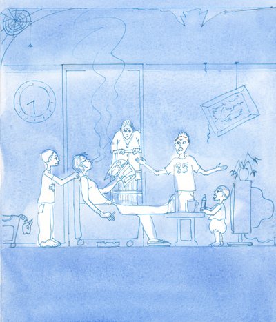 Det er Guds vilje at vi oppfyller våre plikter overfor vår nærmeste familie, 2002 (w/c på papir) av Elizabeth Wang
