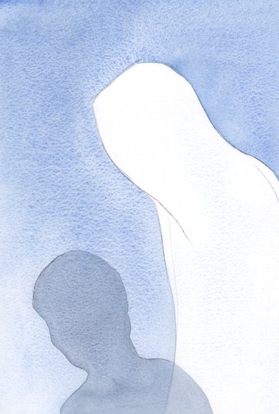 Vår velsignede frue forklarte: "Jeg er din mor", og mor til enhver person; Hennes kjærlighet er ikke et spesielt privilegium, men et faktum., 2001 (w/c på papir) av Elizabeth Wang