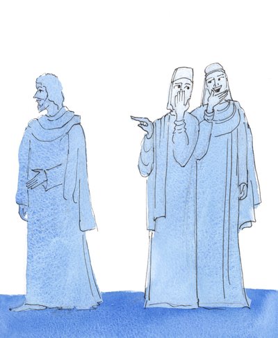 Vi må opprettholde en indre fred ved hver provokasjon, 2004 (w/c på papir) av Elizabeth Wang