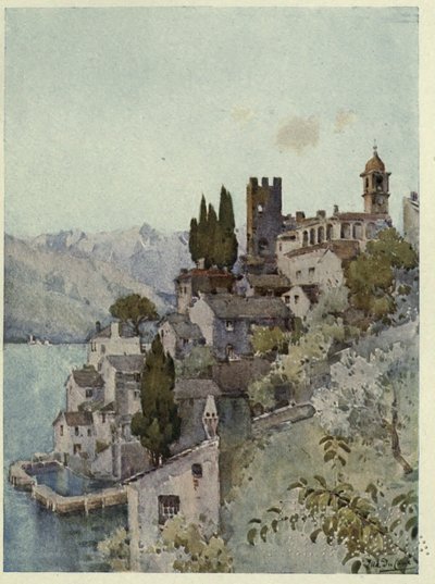 Corenno, Lago di Como, Illustrasjon fra 