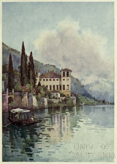 Gravedone, Lago di Como, illustrasjon fra 
