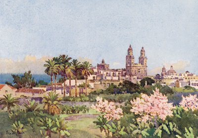 Las Palmas (farge litho) av Ella Du Cane