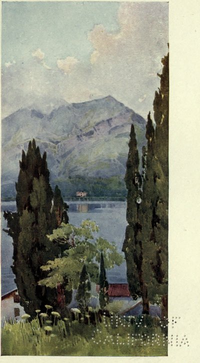 Monte Crocione, Lago di Como, Illustrasjon fra 