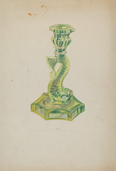 Delfin lysestake av Ella Josephine Sterling