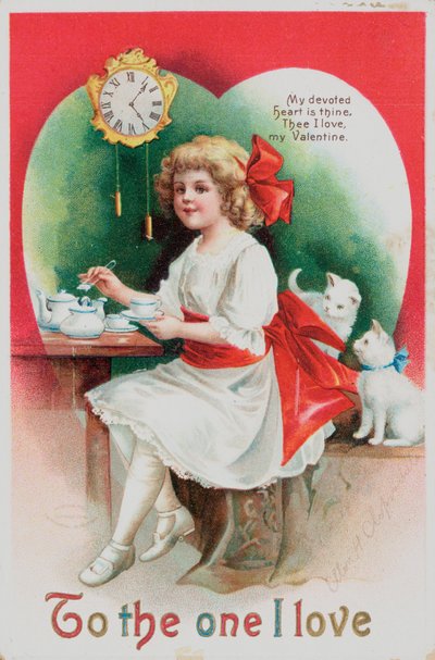 Amerikansk Valentine-kort av Ellen Hattie Clapsaddle