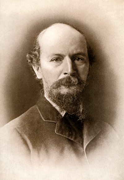 Algernon Charles Swinburne, engelsk poet fra viktoriansk tid, 1909. av Elliott and Fry