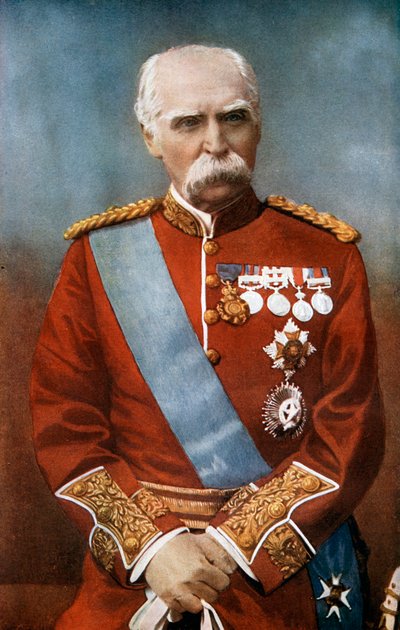 Feltmarskalk Sir Donald Martin Stewart , britisk soldat, ca 1900 1902. av Elliott and Fry