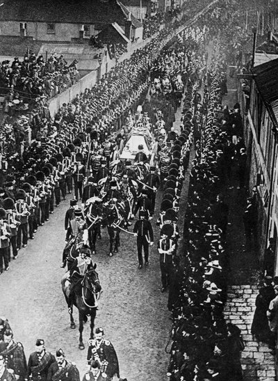 Dronning Victorias bortgang, 1901 1937 av Elliott and Fry