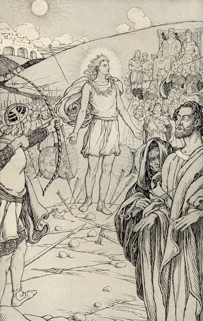 Every Arrow Overshot His Head, illustrasjon fra 