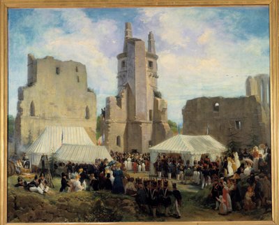 Walk of hans majestetiske Louis Philippe 1st og hans familie Maleri av Eloi Firmin Feron (1802-1876). 1832. Omvisninger, Museum of Fine Arts av Eloi Firmin Feron