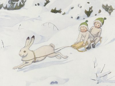 Snøharen av Elsa Beskow