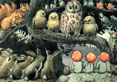 Tomtebobarnen – Skogsdyrene av Elsa Beskow