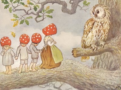 Tomtebobarnen – Uglemor av Elsa Beskow