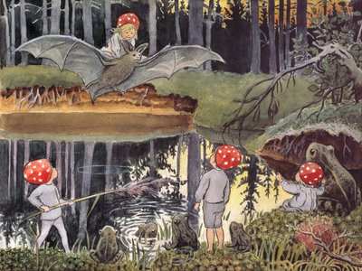 Tomtebobarnen: Fladdermusen av Elsa Beskow