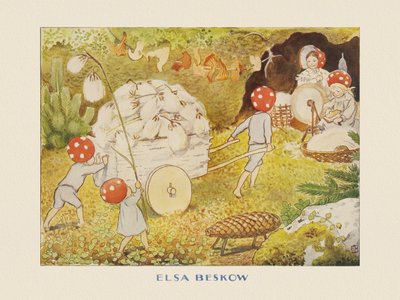 Mushroom Kids Cotton-julenissene av Elsa Beskow