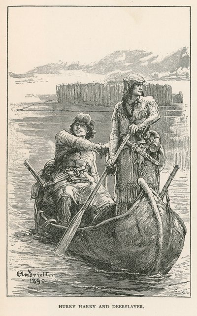 Skynd deg, Harry og Hjortedreperen (gravering) av Elviro Michael Andriolli