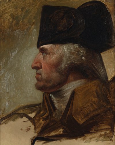 George Washington, Study for Washington Crossing the Delaware, c.1850 av Emanuel Gottlieb Leutze