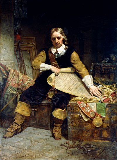 Oliver Cromwell, 1867 av Emanuel Gottlieb Leutze