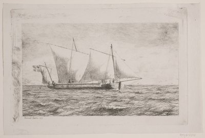 En kanonbåt av Emanuel Larsen