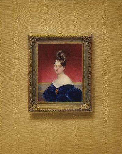 Portrett av prinsesse Louise Amelie av Baden av Emanuel Thomas Peter