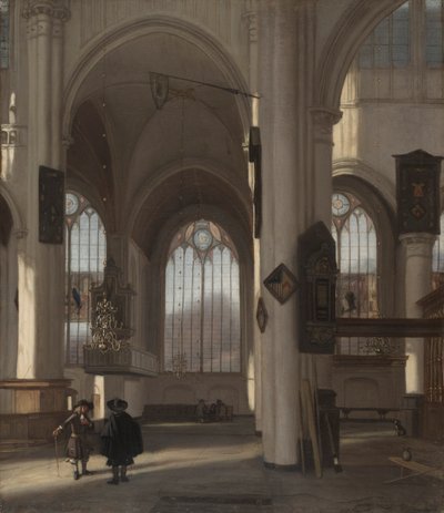 Interiør i en kirke av Emanuel de Witte