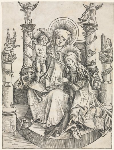 St. Anne, Jomfruen og Kristusbarnet av Emanuel de Witte