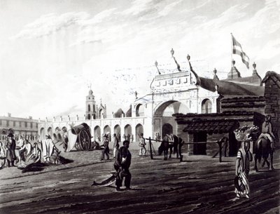 Market Place, gravert av Daniel Havell (1785-1826) 1820 av Emeric Essex Vidal