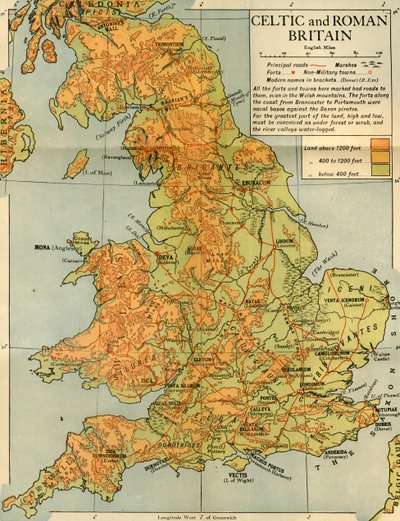 Keltisk og romersk Storbritannia, 1926. av Emery Walker