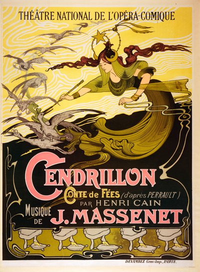 Cendrillon (Askepott), eventyropera fra 1899 av Jules Massenet (12. mai 1842 - 13. august 1912) av Emil Bertrand