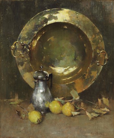 Stilleben, ca. 1918 (olje på lerret) av Emil Carlsen