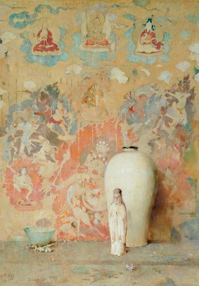 Bildet fra Thibet, ca. 1920 av Emil Carlsen