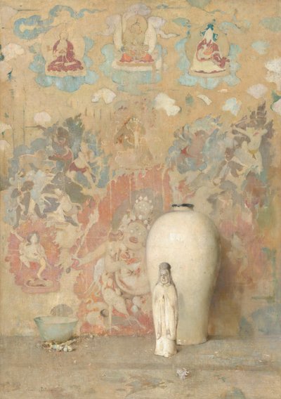 Bildet fra Thibet, ca. 1920. av Emil Carlsen