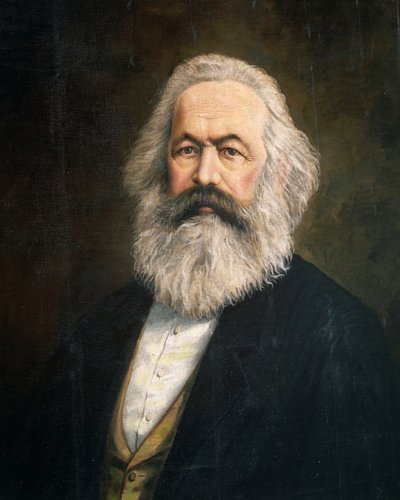 Portrett av Karl Marx av Emil Dreyer