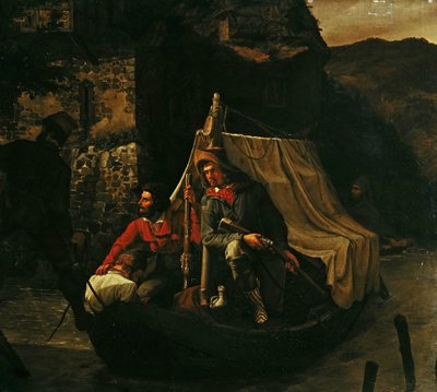 Smuglerne, 1830. av Emil Ebers