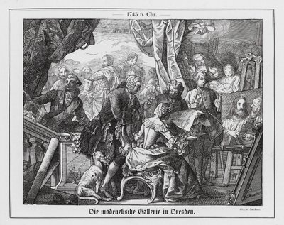 Det fasjonable galleriet i Dresden av Emil Eugen Sachsse