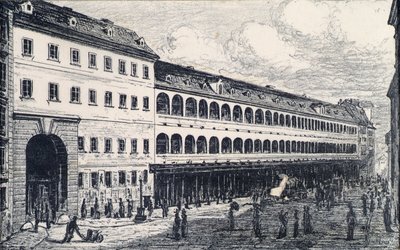 Salzgries Kaserne i Wien av Emil Hütter