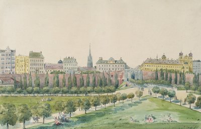 Stubenbastei og Stubentor i Wien av Emil Hütter