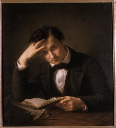 Ung student, 1858 av Emil Jacobs