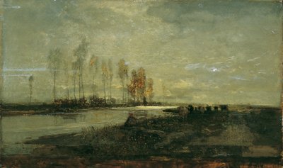 På Thaya nær Lundenburg II av Emil Jakob Schindler