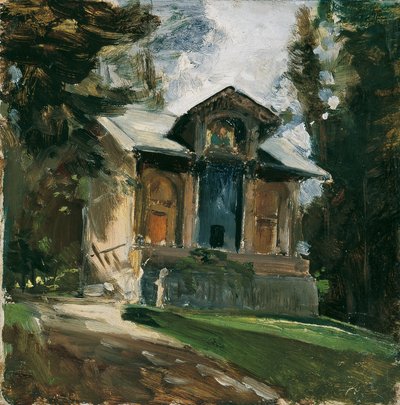 Atelieret til maleren Heinrich von Angeli i Reichenau av Emil Jakob Schindler