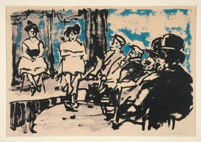 Tingel-Tangel III av Emil Nolde