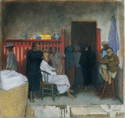 Der Babier von Singapore av Emil Orlik