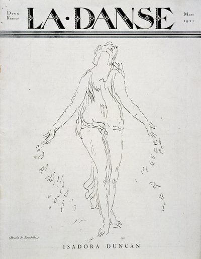 Isadora Duncan (amerikansk danser av irsk opprinnelse av Emile Antoine Bourdelle