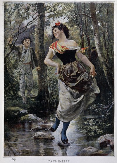 Cathinelle - av Bayard, tidlig på 1900-tallet av Emile Antoine Bayard