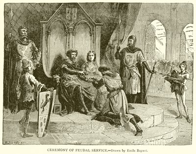 Seremoni for føydaltjeneste av Emile Antoine Bayard