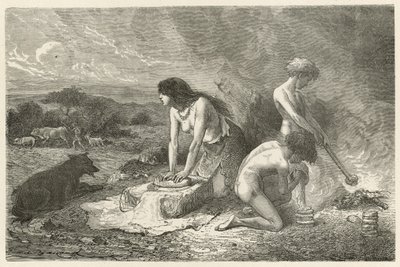 Bakekunsten i steinalderen av Emile Antoine Bayard
