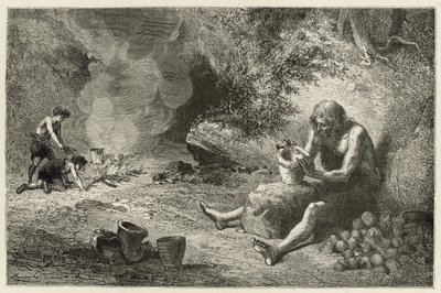 Den første pottemakeren av Emile Antoine Bayard