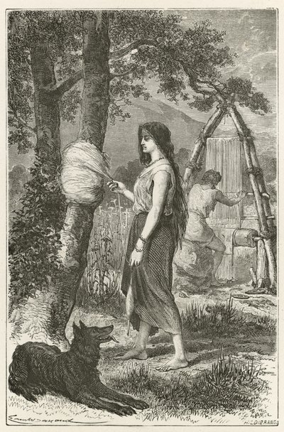 Den første veveren av Emile Antoine Bayard